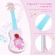 21-inch children’s mini ukulele with nylon strings, designed for easy play and comfort for little hands.