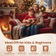 21-inch soprano mahogany ukulele set with adjustable strap, ideal for kids and beginners, includes gig bag and tuner.