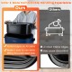 22QT electric roaster oven with self-basting lid and cool-touch handles, perfect for cooking a whole turkey.