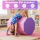 Octagon tumbling mat in pink with anti-slip surface, ideal for gymnastics and fitness routines in home or gym settings.