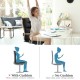 Tufted black outdoor patio chair cushion with string ties for non-slip use, ideal for indoor and outdoor comfort.