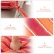 Tufted outdoor patio chair seating pad in red with waterproof polyester fabric and high resilience sponge for comfort.