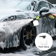 High-pressure power washer with foam spray attachment, ideal for stubborn stains on various surfaces.