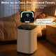 23L large hot towel heater in white with adjustable timer and rapid heating for cozy, pre-warmed towels at home.