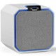 Compact desktop HEPA air purifier with touch panel, 3 fan speeds, and dust sensor for home or office use.
