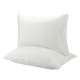 Shredded memory foam bed pillows with bamboo cooling cover, offering firm support and a breathable design for.