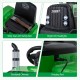 Wide seat with safety belt and bright LED headlights on the 24V Ride On Tractor for kids, perfect for outdoor.
