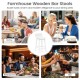 White 24.5-inch swivel wooden bar stool with rubber wood legs, perfect for home, coffee shops, and restaurants.