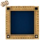 Extra-large 24-inch Shut The Box game for 2-4 players with premium pine wood and felt surface for smooth dice rolling.