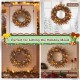 24-inch pre-lit Christmas wreath with 105 branch tips and 35 warm white LED lights, perfect for door or wall decoration.