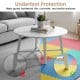 Non-slip protective interlocking EVA foam floor tiles in multicolor, 0.5" thick for comfort and shock absorption.
