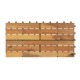 24 x 12 Inch 12 Pieces Acacia Wood Interlocking Deck Tiles with Waterproof Design - Gallery View 4 of 10