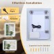 24 x 32 inch LED bathroom mirror with frontlit and backlit features, showcasing effortless installation options.