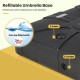 260 lbs offset patio umbrella base with wheels, featuring 2 water inlets for stability, ideal for outdoor use.