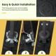 Offset patio umbrella base with wheels, featuring easy installation and dual reservoirs for stability, perfect for.