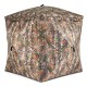 270° see-through hunting blind tent with camouflage design, featuring silent magnetic door and spacious interior for.