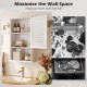 Wall-mounted bathroom storage cabinet in white with adjustable shelves for organized and tidy living spaces.