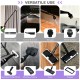 Versatile steam cleaner accessories for deep cleaning floors, windows, and appliances, featuring adjustable steam.