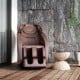 Full body zero gravity massage chair in brown with SL track, designed for ultimate comfort and relaxation.