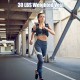 30 lbs workout weighted vest with adjustable buckles, designed for comfort and safety during running and exercise.