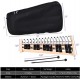 27-note glockenspiel xylophone with rubber mallets, made of aluminum and wood, ideal for music teaching and.