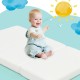 Tri-fold memory foam baby mattress with carrying bag, designed for comfort and convenience, perfect for playpens.