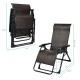 Folding patio rattan zero gravity lounge chair with adjustable design, waterproof material, perfect for outdoor.