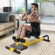 3-in-1 sissy squat ab workout machine in use, featuring adjustable height and durable steel construction for home gym.