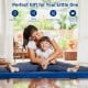 7 feet folding portable blue balance beam with handles, designed for gymnasts, offering safe training at home or gym.