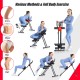 Foldable adjustable core abdominal trainer with LCD display, featuring three resistance levels for efficient full body.