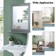 Wall-Mounted Multipurpose Vanity Mirror with Shelf - Gallery View 3 of 9