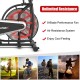 Upright air bike with 8-blade performance fan, adjustable seat, and LCD display for full body workouts at home.