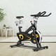 Magnetic exercise bike with adjustable seat and handlebar, featuring a 30 lbs flywheel for a quiet indoor workout.