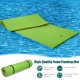 Floating water mat in green, made of tear-resistant XPE foam, perfect for relaxing and playing on lakes or beaches.