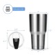30oz stainless steel tumbler cup with lid, double wall vacuum insulated, dishwasher safe for hot and cold drinks.