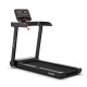 Electric treadmill with 2.25 HP motor, 38” x 16” anti-skid running belt, and LED display for home use.