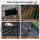 Convenient viewport and 2-way smooth zippers on the 2-6 person hunting blinds for stealthy game tracking.