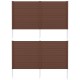 Two brown 48 x 48 inch panels for air conditioner and trash can enclosure, offering stylish backyard privacy and easy.