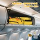 Kids luggage set in yellow with bee theme, featuring hardshell suitcase and backpack, perfect for airline-approved.
