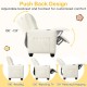 Beige 2-seater kids recliner chair showing adjustable backrest positions, ideal for reading, watching TV, or relaxing.