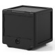 2 Tier Insulated Food Pan Carrier in black with removable tray, ideal for catering and outdoor events, keeps food hot.