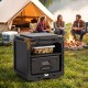2 Tier Insulated Food Pan Carrier with removable tray, perfect for camping and keeping meals hot or cold for hours.