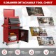 5-drawer tool chest in black and red, featuring durable steel, smooth sliding drawers, and portable design for easy.