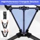 High Back Portable Camping Chair showcasing the unique double-triangular structure for enhanced stability and easy.