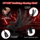 Ergonomic high back gaming chair with adjustable headrest and lumbar pillow, featuring a 90-155° reclining function.