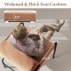 Velvet upholstered accent chair with cylindrical backrest and thick cushion, ideal for living room or home office.