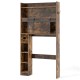 Over the toilet cabinet with three adjustable shelves, made from durable MDF, for stylish bathroom storage solutions.