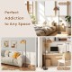 Arc floor lamp with a hanging lampshade, 63 inches tall, ideal for living room, bedroom, or study use.