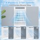 3-in-1 evaporative portable air cooler in white with 4 modes and 3 fan speeds for effective cooling and comfort.