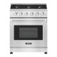 30-inch natural gas range with 5 burners, 4.55 cu.ft. oven, and storage drawer for versatile cooking needs.